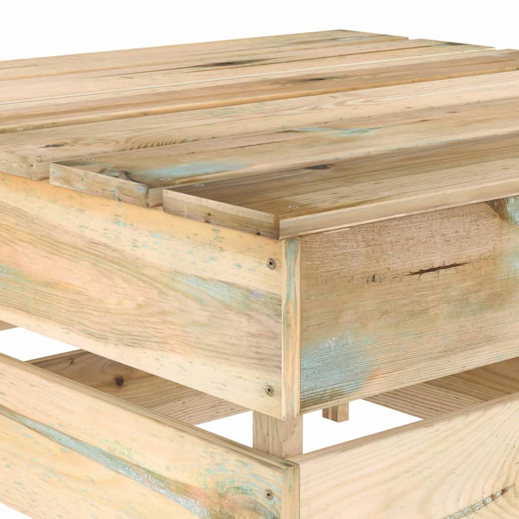 Tavolo da Giardino in Pallet in Legno di Pino Impregnato - homemem39