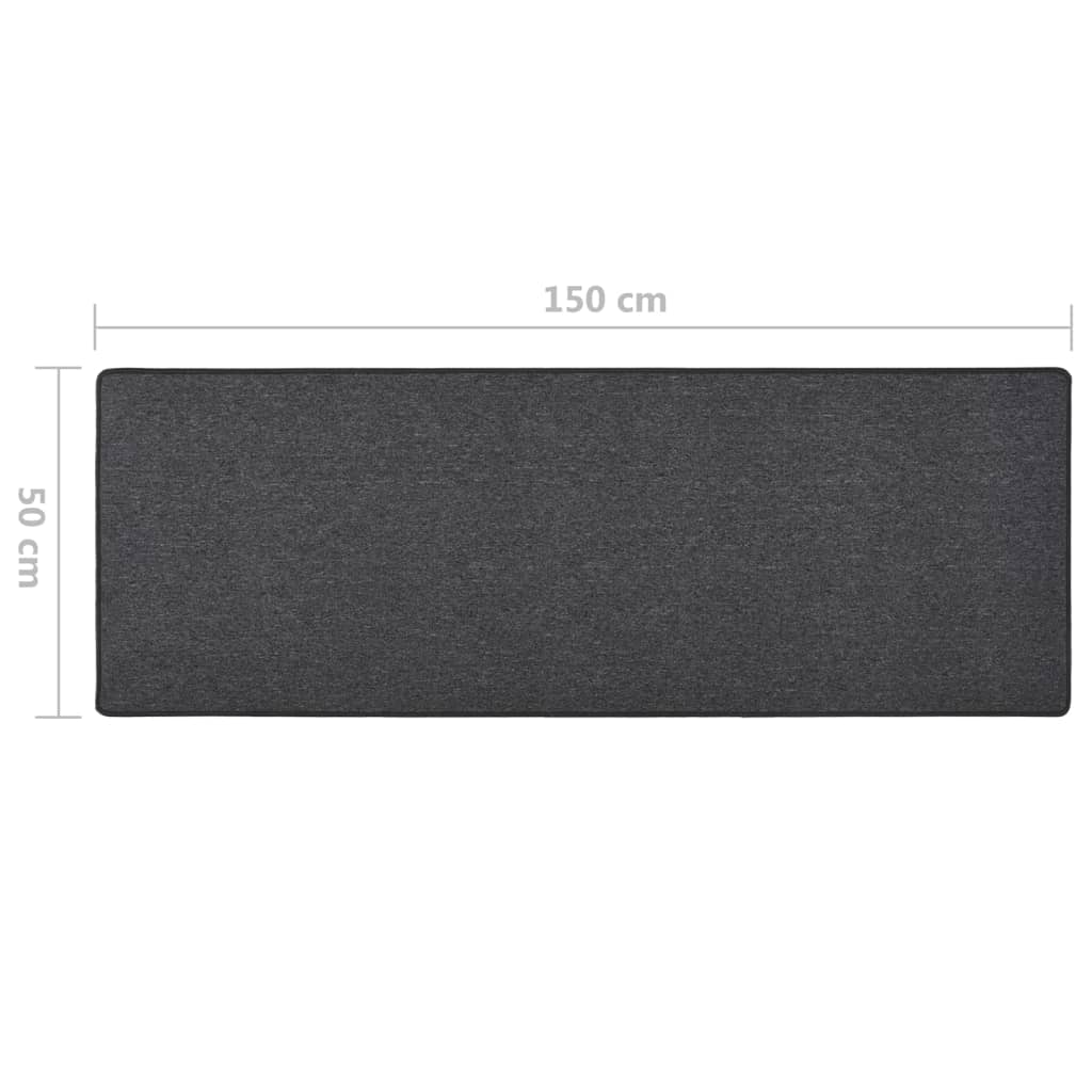 Tappeto Corsia Antracite 50x150 cm - homemem39