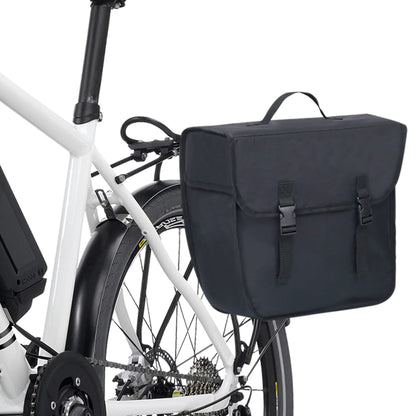 Borsa Singola Bicicletta Impermeabile per Portapacchi 21 L Nero - homemem39