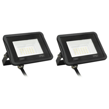 Faretti a LED 2 pz 20 W Bianco Freddo - homemem39