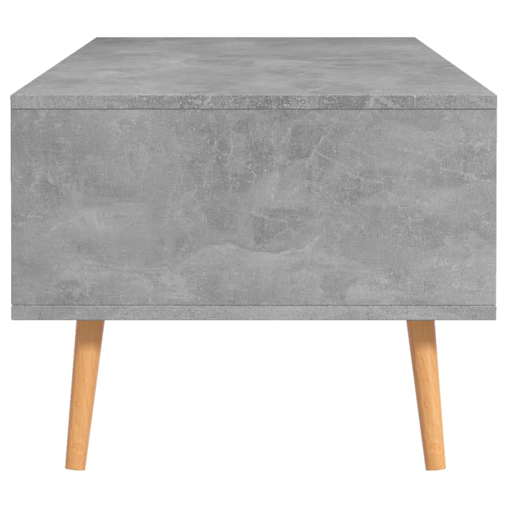 Tavolino da Caffè Grigio Cemento 100x49,5x43 cm in Truciolato - homemem39