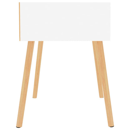 Comodini 2 pz Bianchi 40x40x56 cm in Legno Multistrato - homemem39