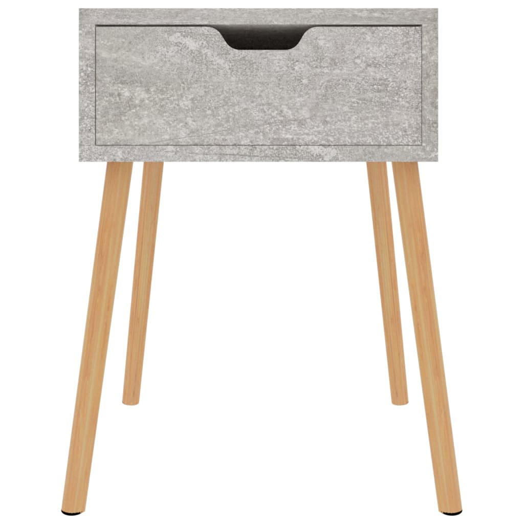 Comodini 2 pz Grigio Cemento 40x40x56 cm in Truciolato - homemem39