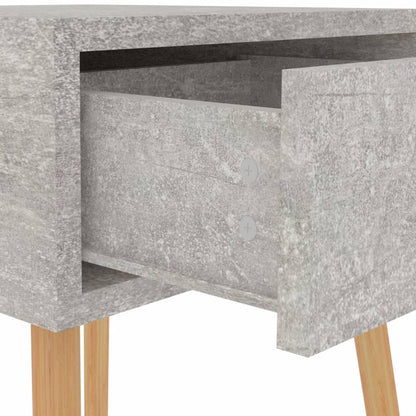 Comodini 2 pz Grigio Cemento 40x40x56 cm in Truciolato - homemem39