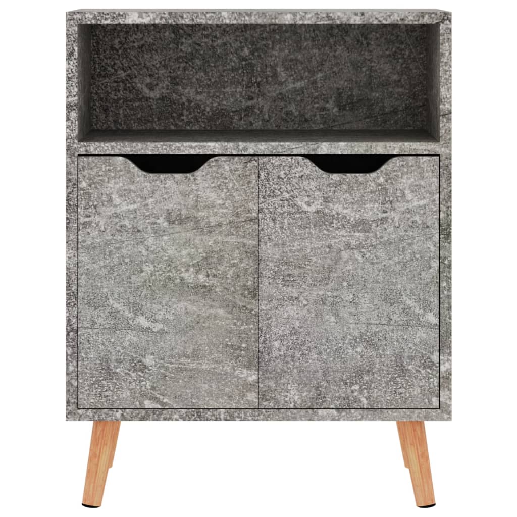 Credenza Grigio Cemento 60x30x72 cm in Truciolato - homemem39