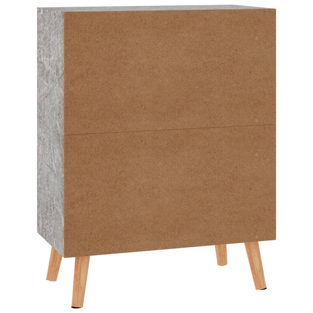 Credenza Grigio Cemento 60x30x72 cm in Truciolato - homemem39