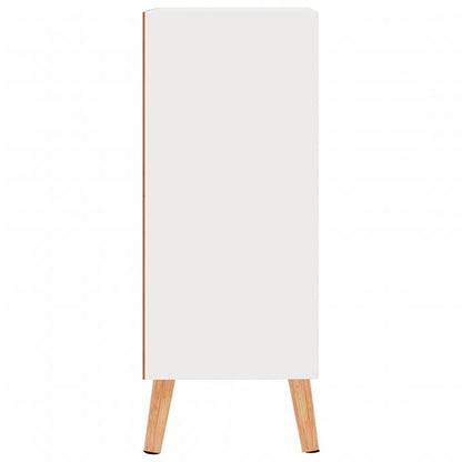 Credenza Bianco Lucido 60x30x72 cm in Truciolato - homemem39