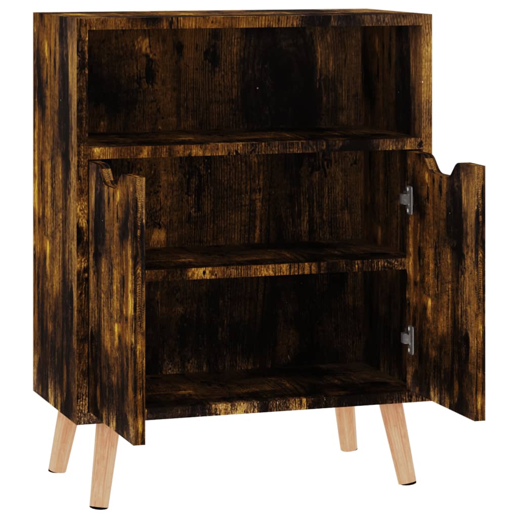 Credenza Rovere Fumo 60x30x72 cm in Truciolato - homemem39