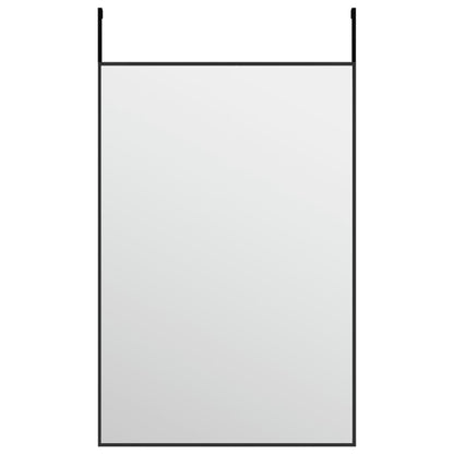 Specchio da Porta Nero 40x60 cm in Vetro e Alluminio - homemem39