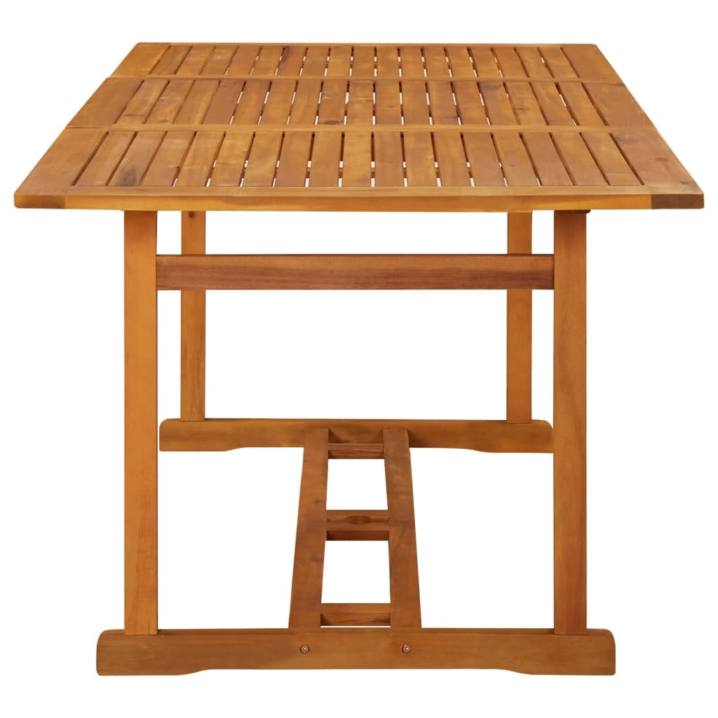 Tavolo da Pranzo per Esterni 180x90x75cm Legno Massello Acacia - homemem39