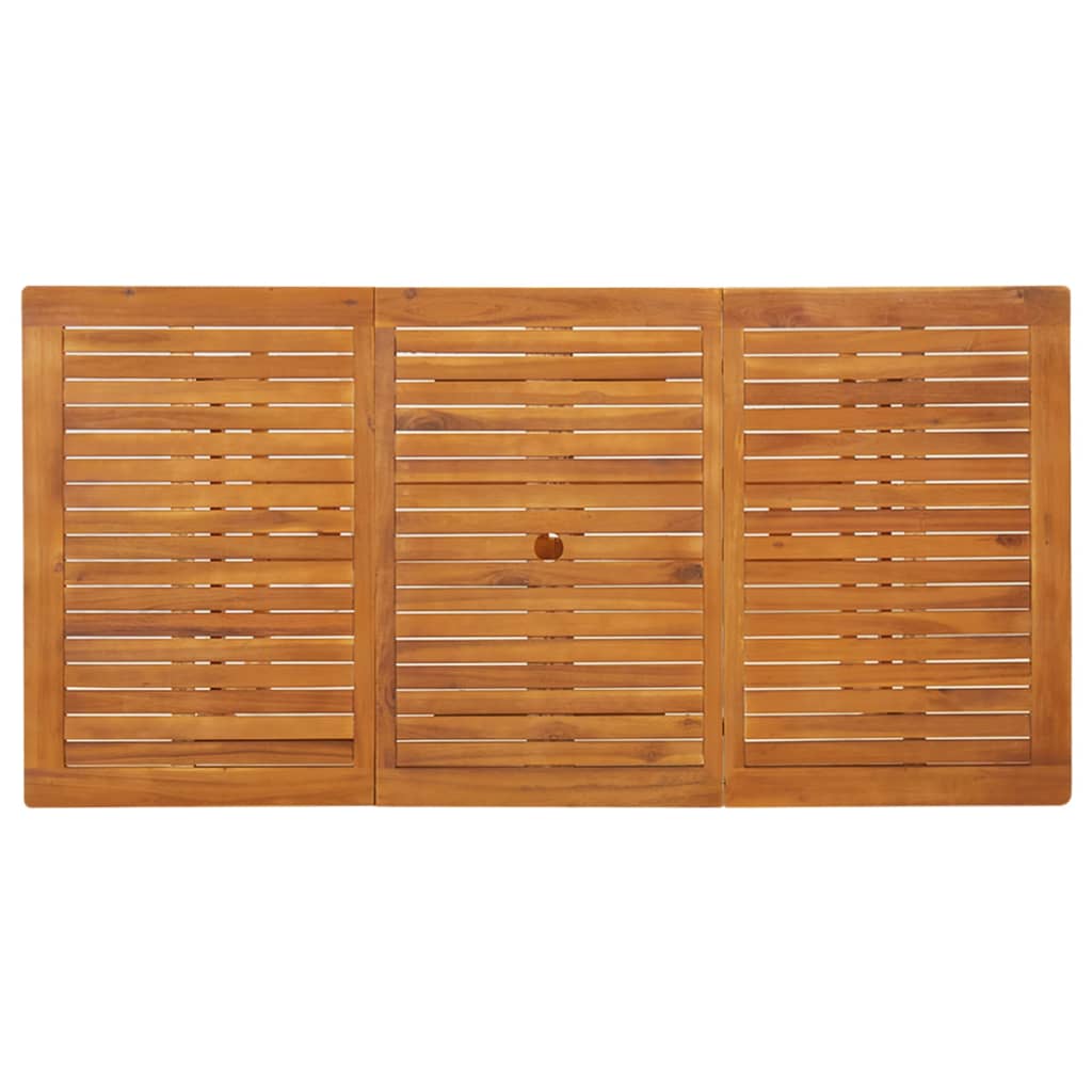 Tavolo da Pranzo per Esterni 180x90x75cm Legno Massello Acacia - homemem39