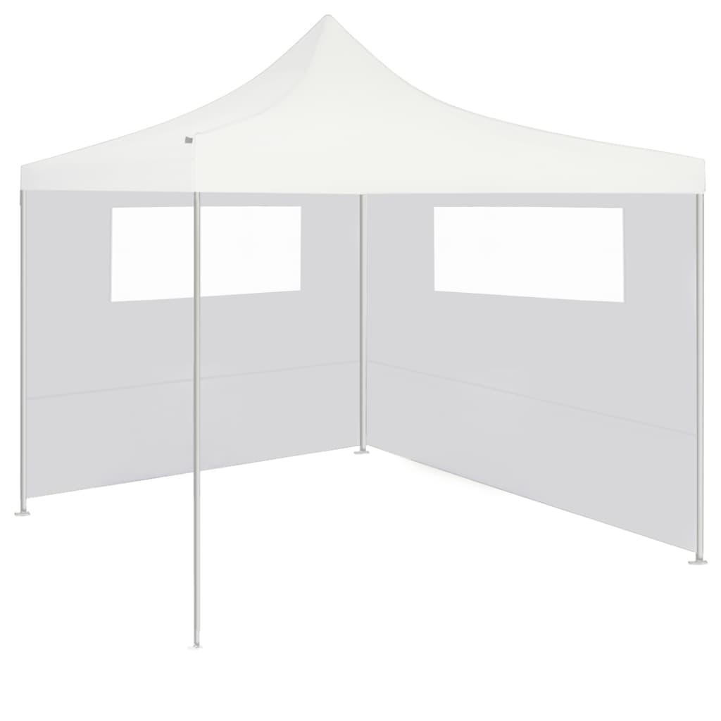 Parete con Finestre per Gazebo 6x2 m Bianca - homemem39