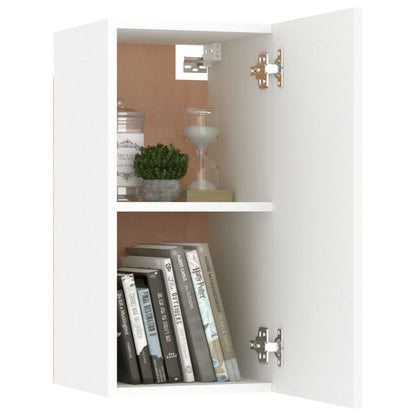 Mobile Porta TV Bianco 30,5x30x60 cm in Legno Multistrato - homemem39