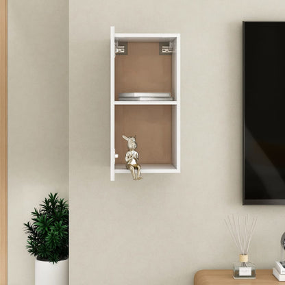 Mobile Porta TV Bianco 30,5x30x60 cm in Legno Multistrato - homemem39