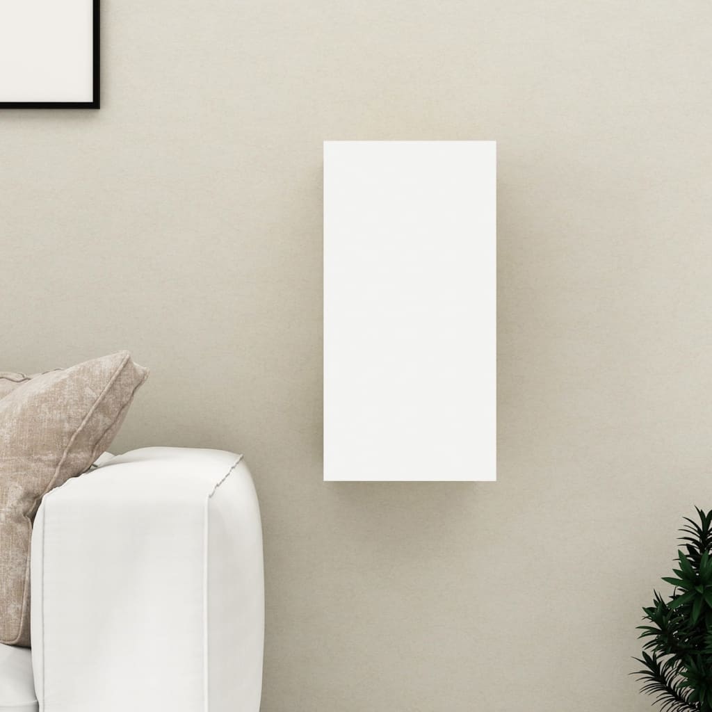 Mobile Porta TV Bianco 30,5x30x60 cm in Legno Multistrato - homemem39