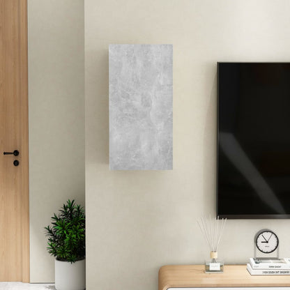 Mobile TV Grigio Cemento 30,5x30x60 cm in Truciolato - homemem39