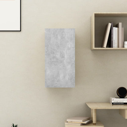 Mobile TV Grigio Cemento 30,5x30x60 cm in Truciolato - homemem39