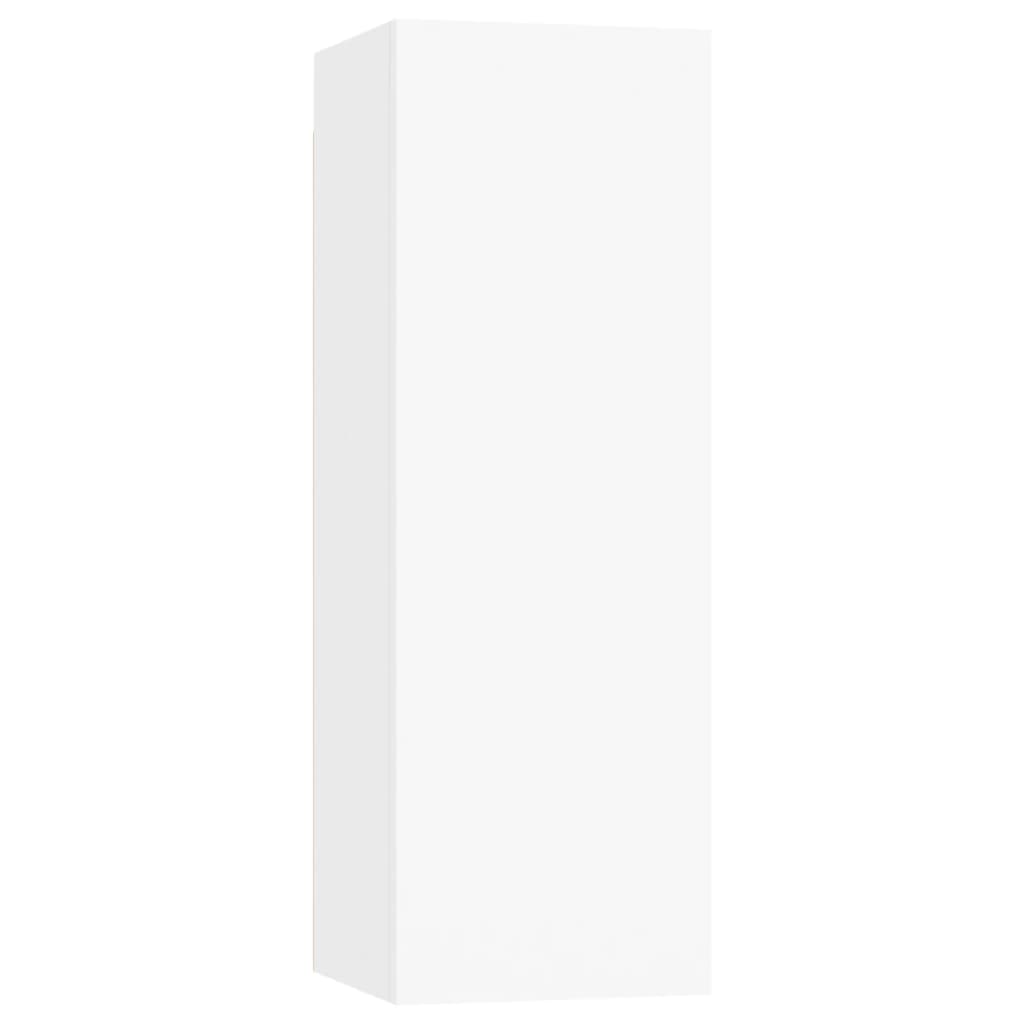 Mobile TV Bianco 30,5x30x90 cm in Truciolato - homemem39