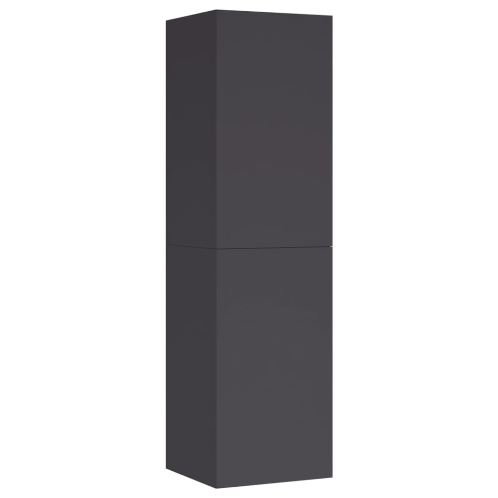 Mobile Porta TV Grigio 30,5x30x110 cm in Legno Multistrato - homemem39