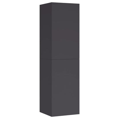 Mobile Porta TV Grigio 30,5x30x110 cm in Legno Multistrato - homemem39