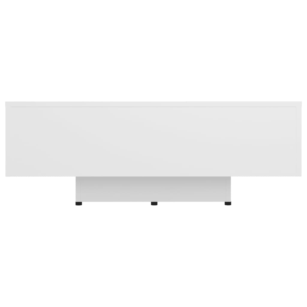 Tavolino da Salotto Bianco 85x55x31 cm in Legno Multistrato - homemem39