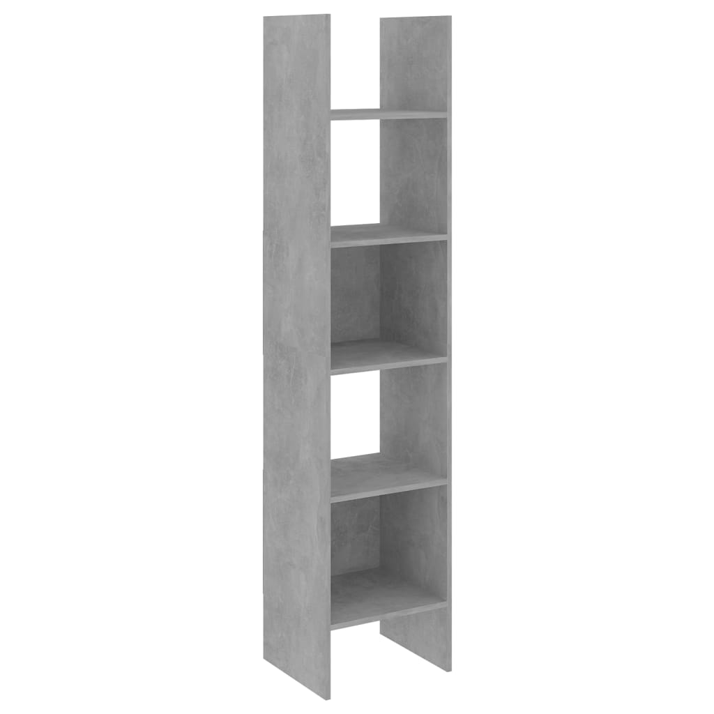 Libreria Grigio Cemento 40x35x180 cm in Truciolato - homemem39