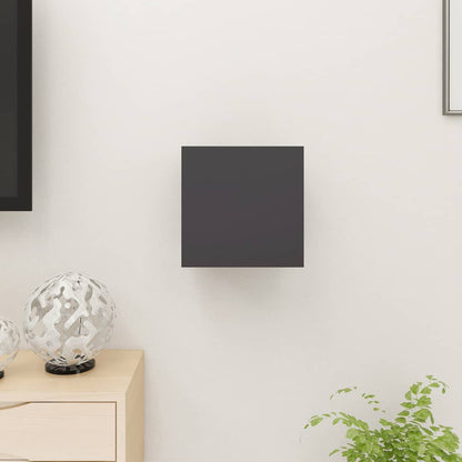 Armadietto a Parete per TV Grigio 30,5x30x30 cm - homemem39