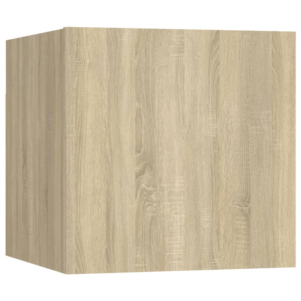 Armadietto a Parete per TV Rovere Sonoma 30,5x30x30 cm - homemem39