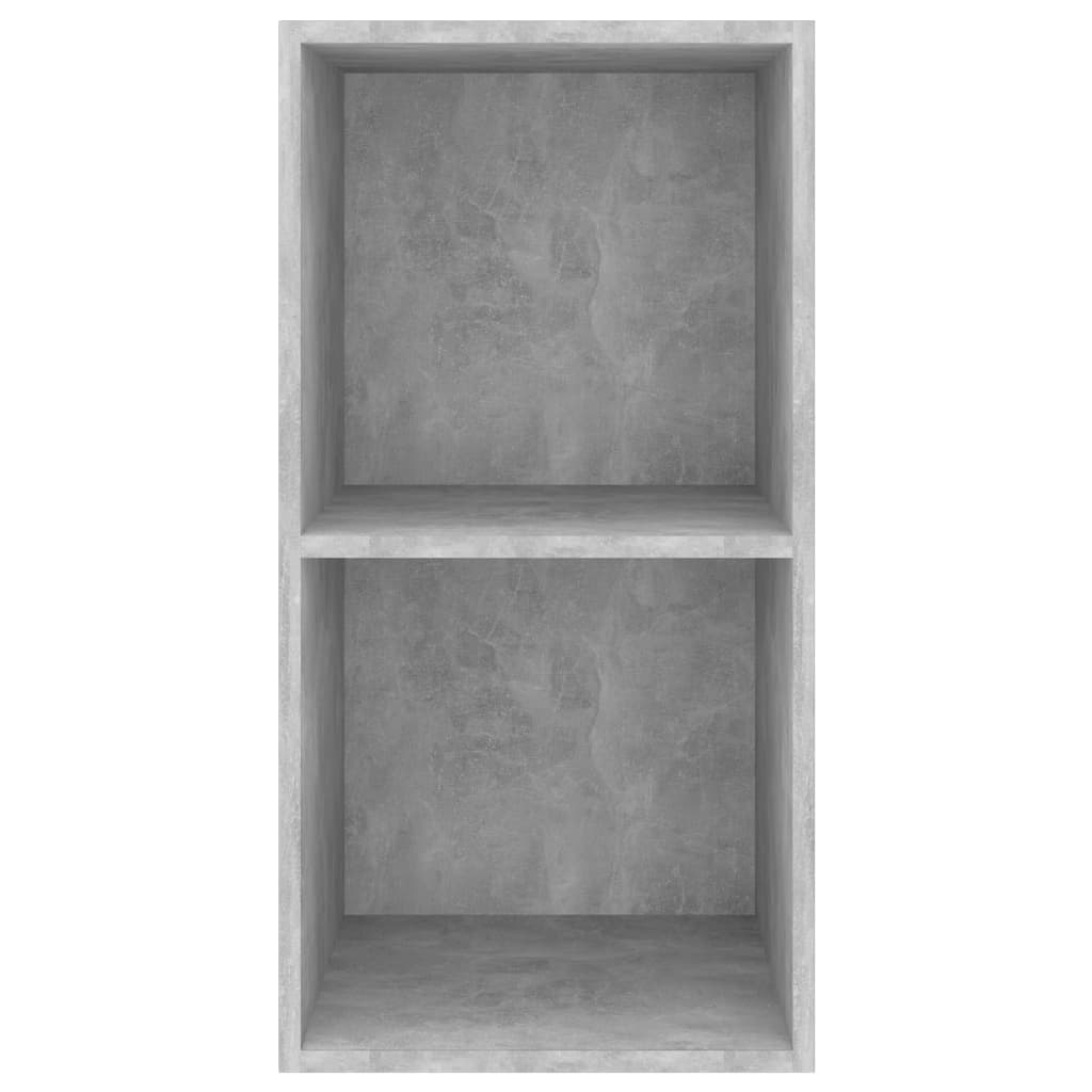 Armadietto a Parete per TV Grigio Cemento 37x37x72cm Truciolato - homemem39