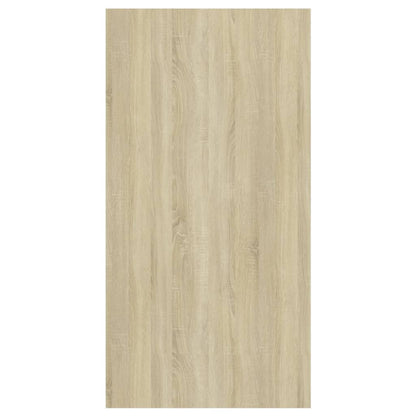 Armadietto per TV Bianco e Rovere Sonoma 37x37x72 cm Truciolato - homemem39