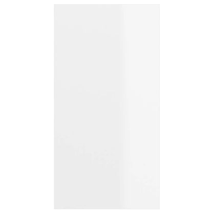 Armadietto da Parete per TV Bianco Lucido 37x37x72cm Truciolato - homemem39