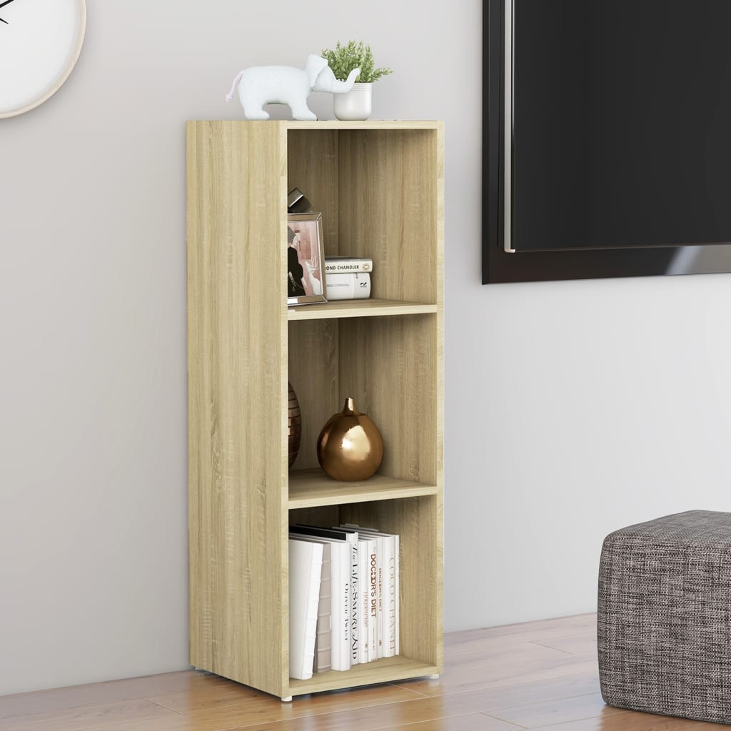 Mobile Porta TV Rovere Sonoma 107x35x37 cm in Legno Multistrato - homemem39