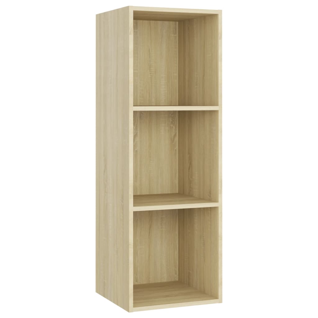 Mobile Porta TV Rovere Sonoma 107x35x37 cm in Legno Multistrato - homemem39