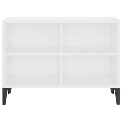 Mobile TV con Gambe in Metallo Bianco 69,5x30x50 cm - homemem39