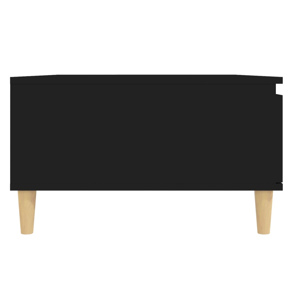 Tavolino da Salotto Nero 90x60x35 cm in Truciolato - homemem39