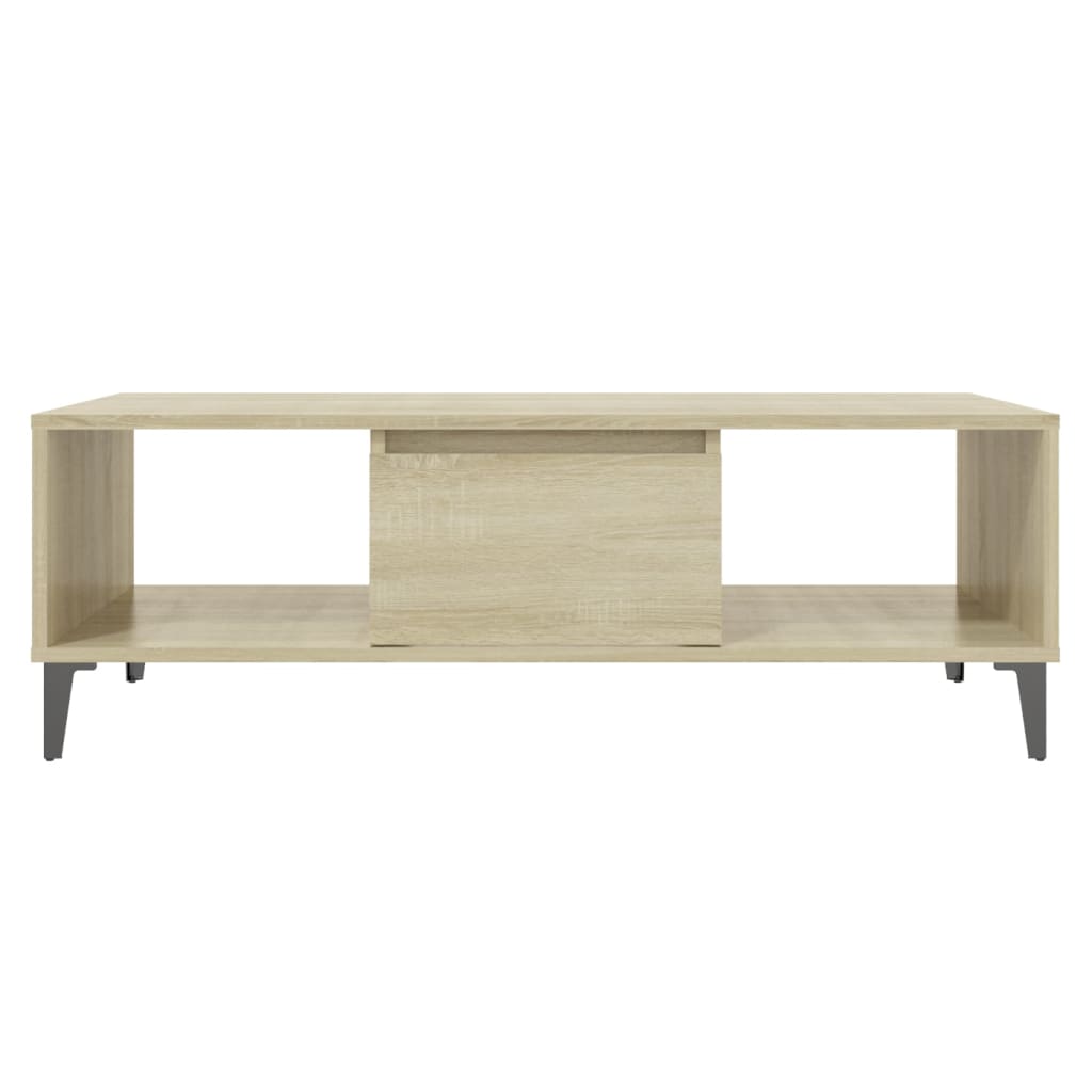 Tavolino da Salotto Rovere Sonoma 103,5x60x35cm in Truciolato - homemem39