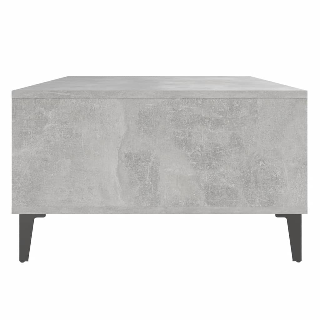 Tavolino da Salotto Grigio Cemento 103,5x60x35 cm in Truciolato - homemem39
