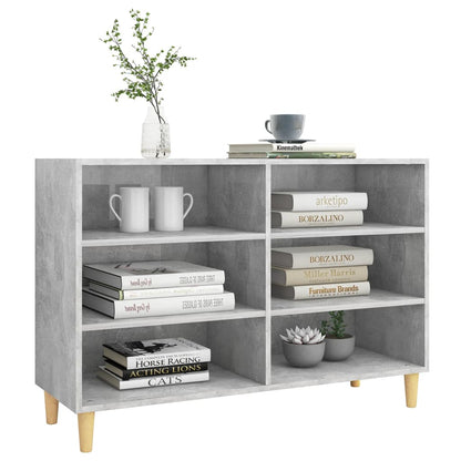 Credenza Grigio Cemento 103,5x35x70 cm in Truciolato - homemem39