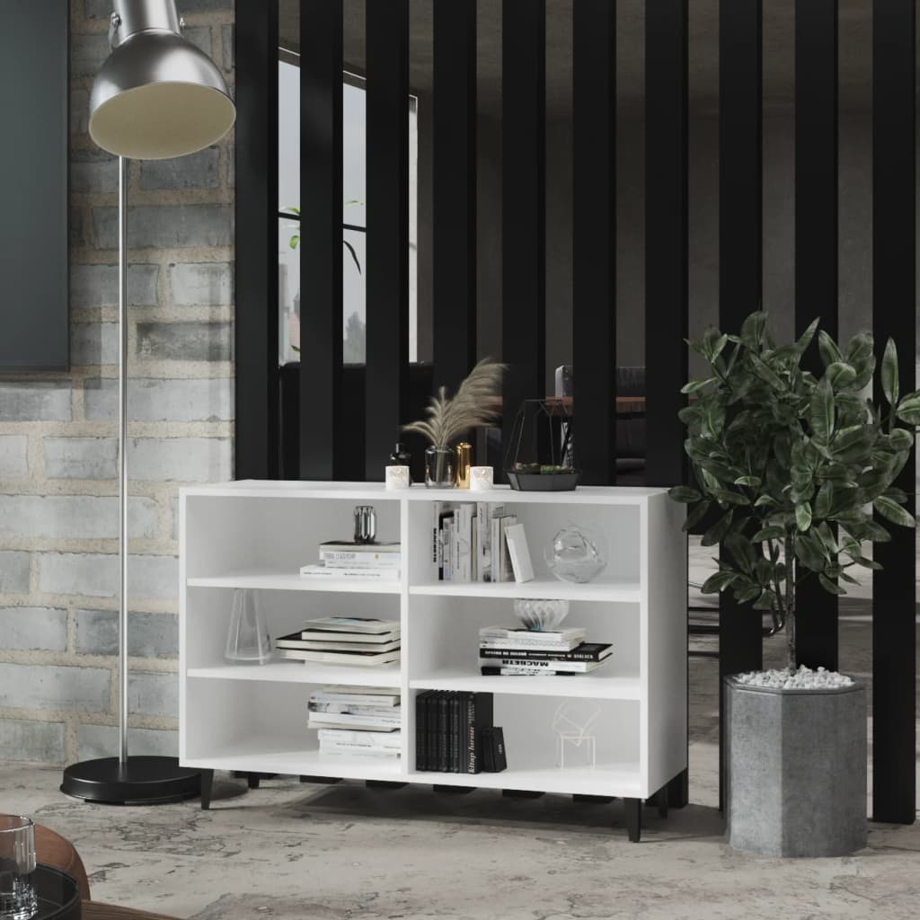 Credenza Bianca 103,5x35x70 cm in Truciolato - homemem39