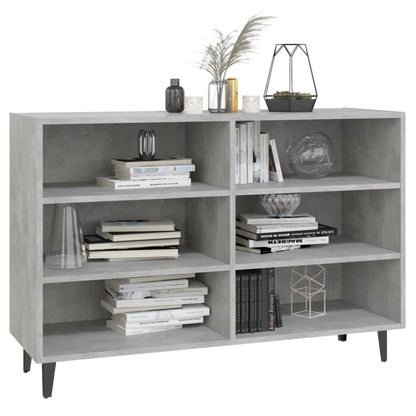 Credenza Grigio Cemento 103,5x35x70 cm in Truciolato - homemem39