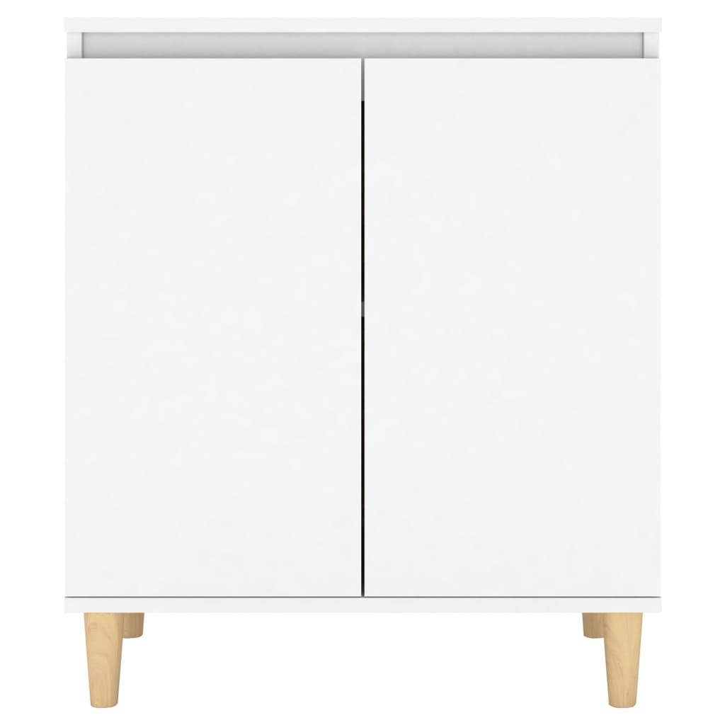 Credenza Bianca 103,5x35x70 cm in Legno Multistrato - homemem39