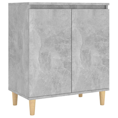 Credenza e Gambe in Legno Grigio Cemento 60x35x70cm Truciolato - homemem39