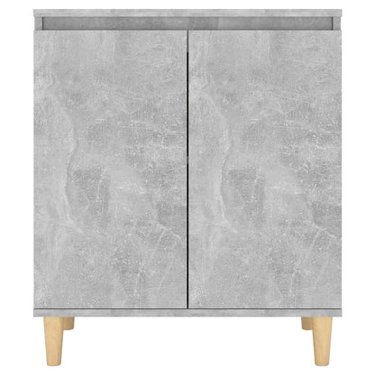 Credenza e Gambe in Legno Grigio Cemento 60x35x70cm Truciolato - homemem39