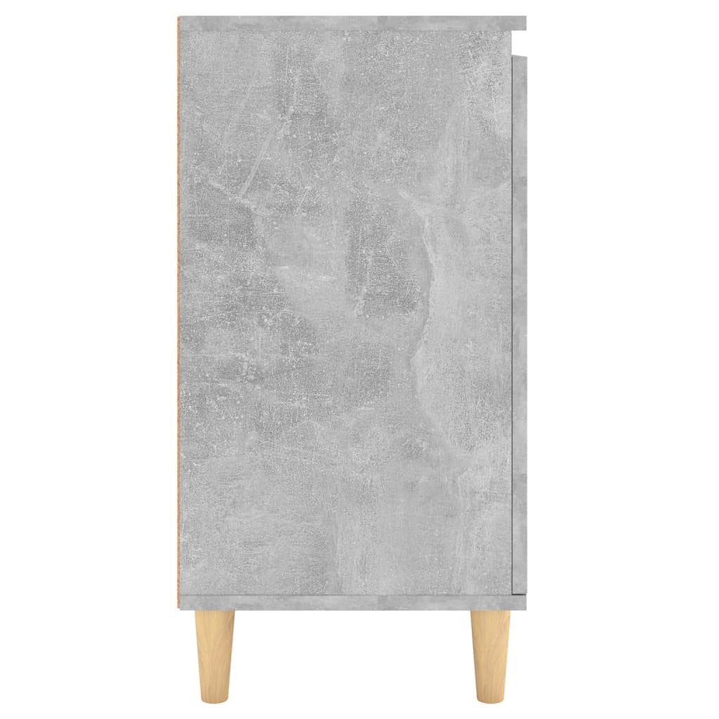 Credenza e Gambe in Legno Grigio Cemento 60x35x70cm Truciolato - homemem39