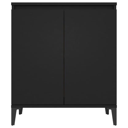 Credenza Nera 60x35x70 cm in Truciolato - homemem39