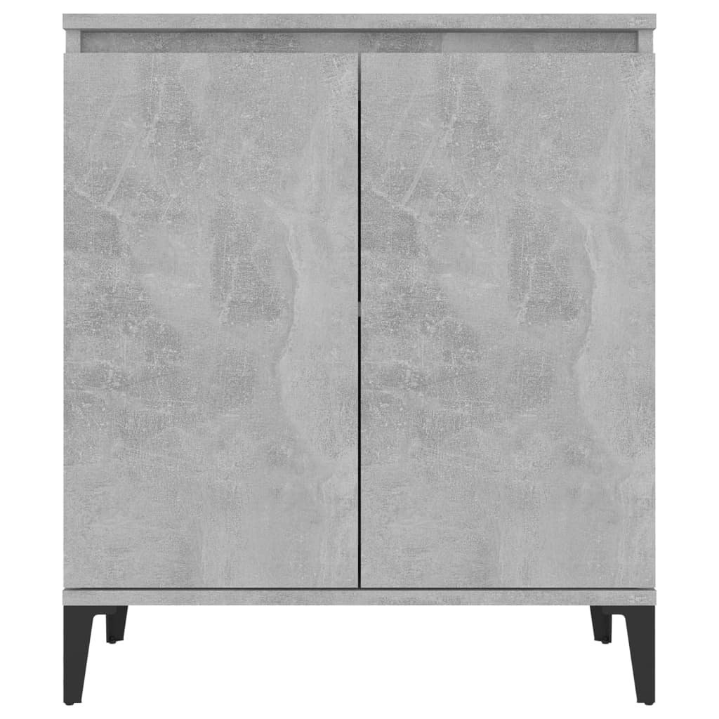 Credenza Grigio Cemento 60x35x70 cm in Truciolato - homemem39