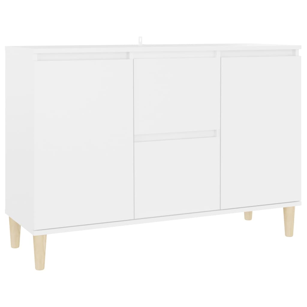 Credenza Bianca 103,5x35x70 cm in Truciolato - homemem39