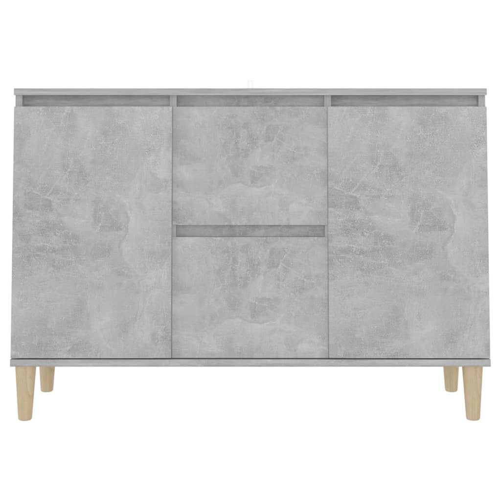 Credenza Grigio Cemento 103,5x35x70 cm in Truciolato - homemem39