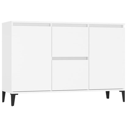 Credenza Bianca 104x35x70 cm in Legno Multistrato - homemem39