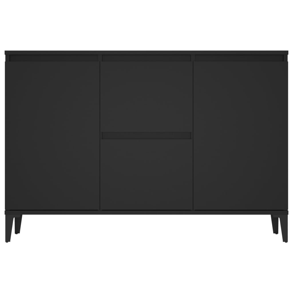 Credenza Nera 104x35x70 cm in Truciolato - homemem39